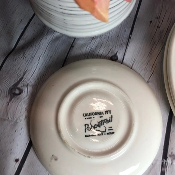 Vintage California Ivy Metlox saucer and dinner plate - Picture 10 of 11